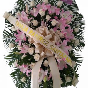 Corona Fúnebre Lirios