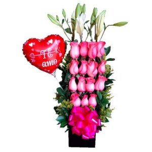 Ramo Rosas Lirios Cali